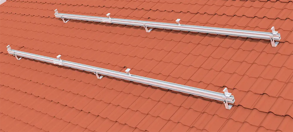 Aluminum Alloy Tile Solar Roof Mounting System