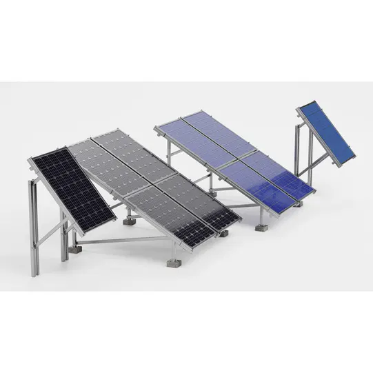Solar Ground Mounting System foundation with screw